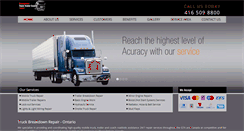 Desktop Screenshot of emergencytrucktrailercoach.com